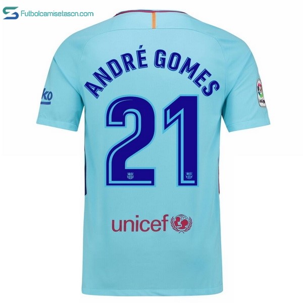 Camiseta Barcelona 2ª Andre Gomes 2017/18